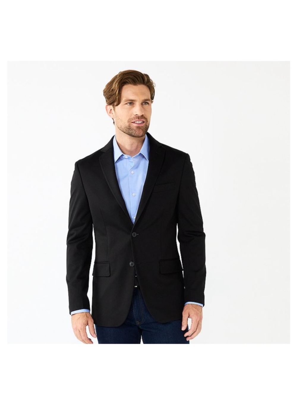 Apt. 9 Black Two-Button Sport Coat